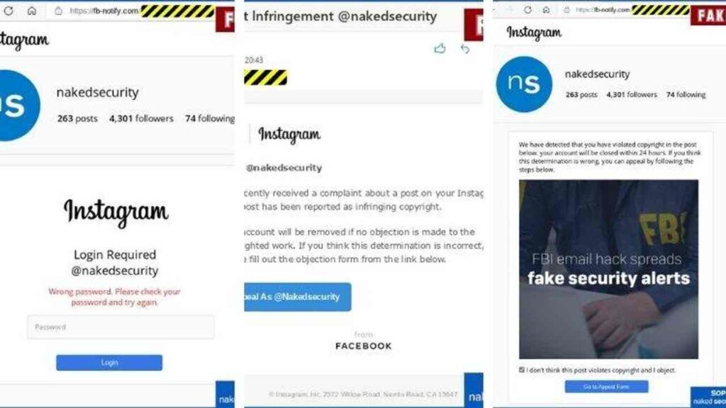 Instagram Copyright Violation Scam, Warns Security researchers!