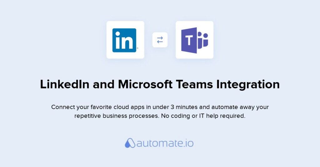 LinkedIn Integration with Microsoft Teams, Share your Skills Quickly